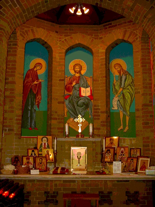 Interior of the Chapel of the American Saints at St. Andrew House
